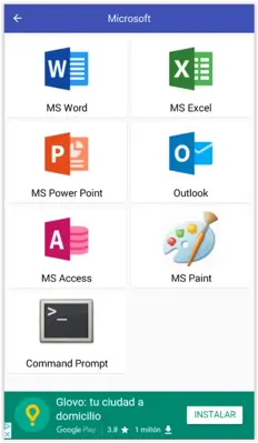 Computer Shortcut Key android App screenshot 1