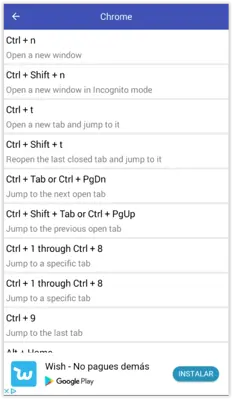 Computer Shortcut Key android App screenshot 5